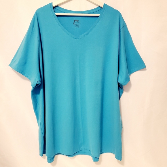 Just My Size V-Neck Short Sleeve T-shirt - Picture 2 of 6